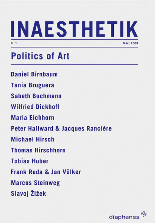 Peter Hallward, Jacques Rancière: Politik und Ästhetik: ein Interview