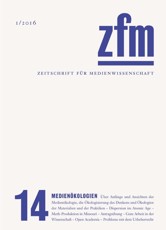 Gesellschaft für Medienwissenschaft (ed.): Zeitschrift für Medienwissenschaft 14
